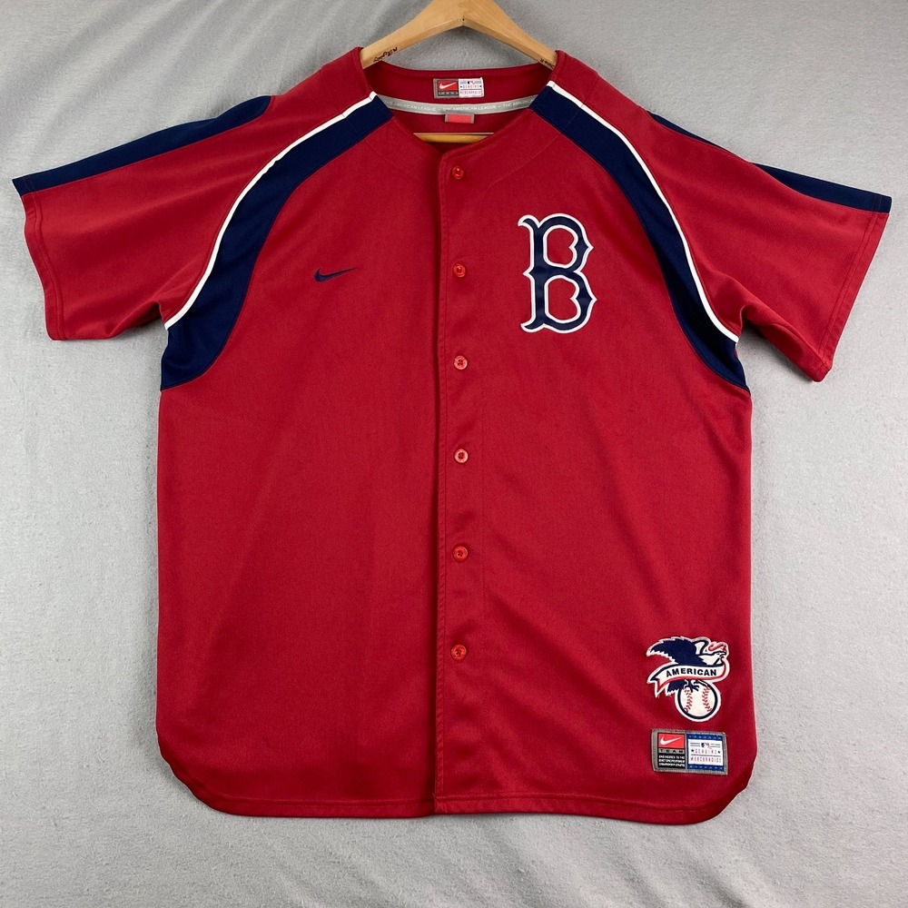 Vintage Boston Red Sox Nike Team Jersey 2XL XXL MLB American League Red